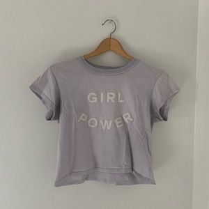 Brandy Melville Girl Power Crop Top